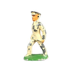 Vtg 30s Barclay Manoil Naval Military Officer, #721 White Dress Uniform Figurine